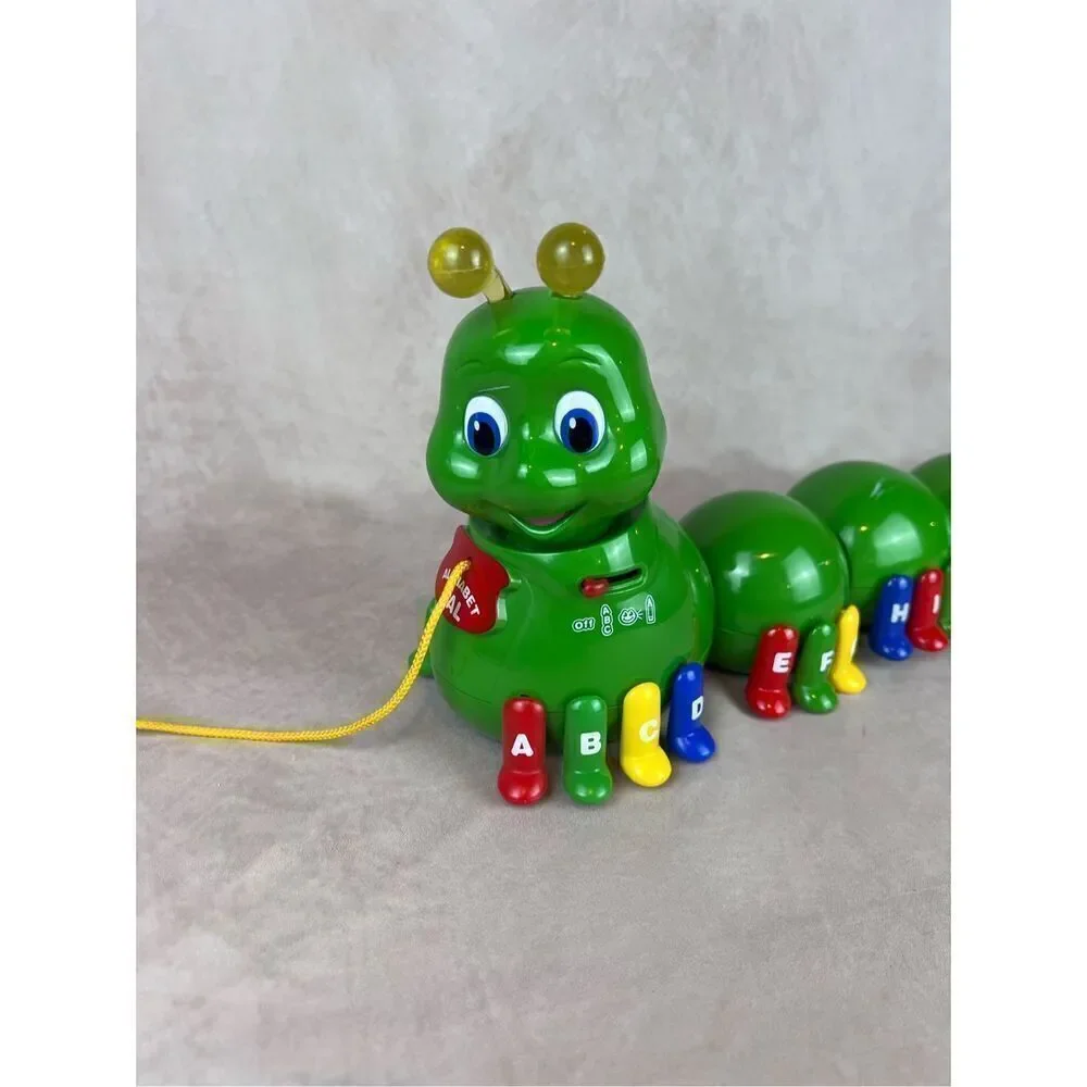 Leap Frog Alphabet Pal 1999 Green Light Letters Colors Letter Sounds Music Pull